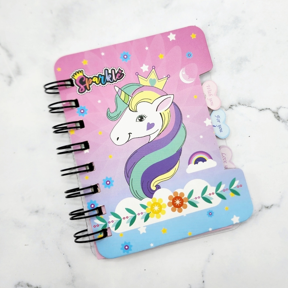 💕3/$15💕 Mini Unicorn Spiral Notebook - Picture 4 of 8
